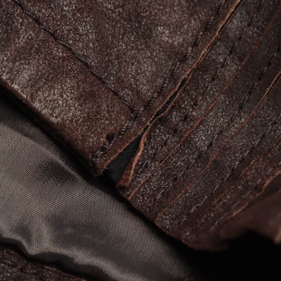 Image 4 of LeatherJacket 38 Brown in color Brown | Vite EnVogue