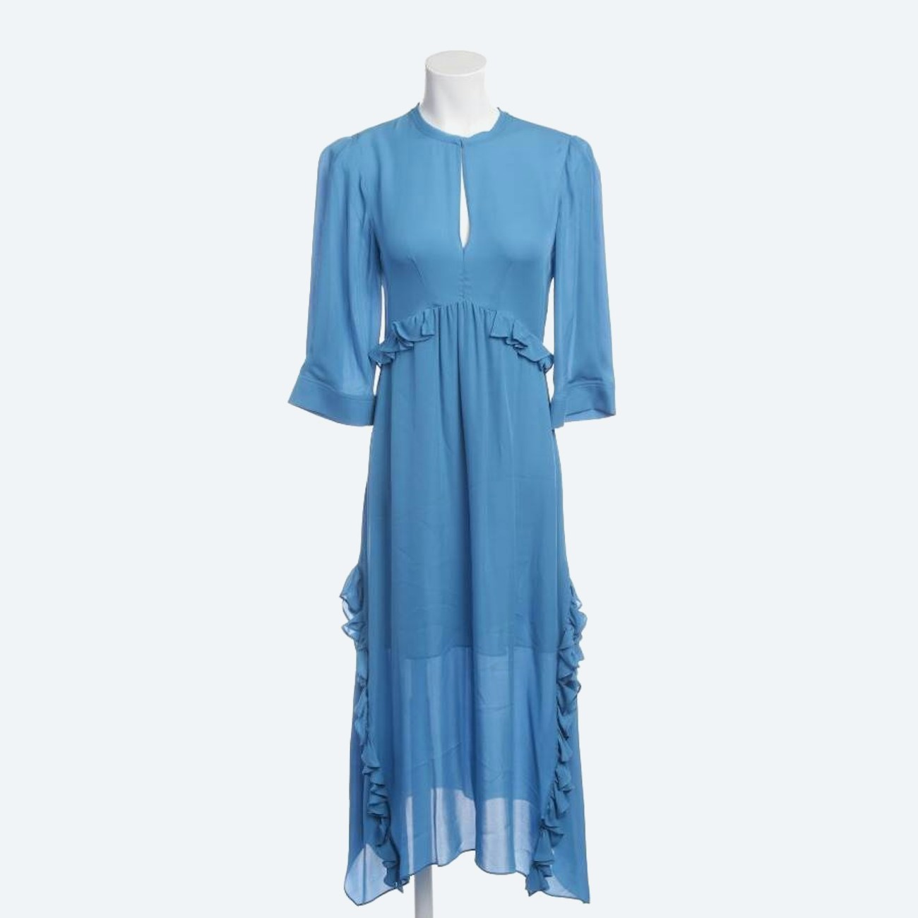 Image 1 of Silk Dress 36 Light Blue in color Blue | Vite EnVogue