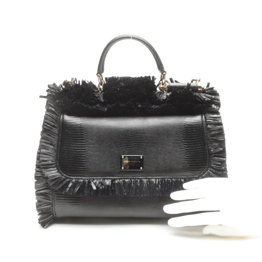 Image 4 of Sicily Handbag Black in color Black | Vite EnVogue
