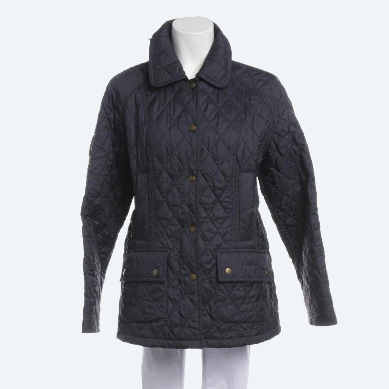 Image 1 of Quilted Jacket 40 Navy in color Blue | Vite EnVogue