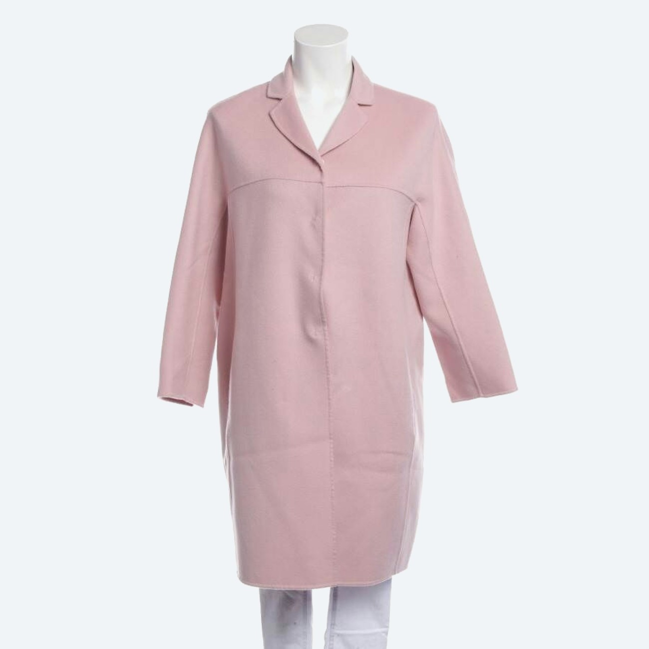 Image 1 of Wool Coat 40 Light Pink in color Pink | Vite EnVogue