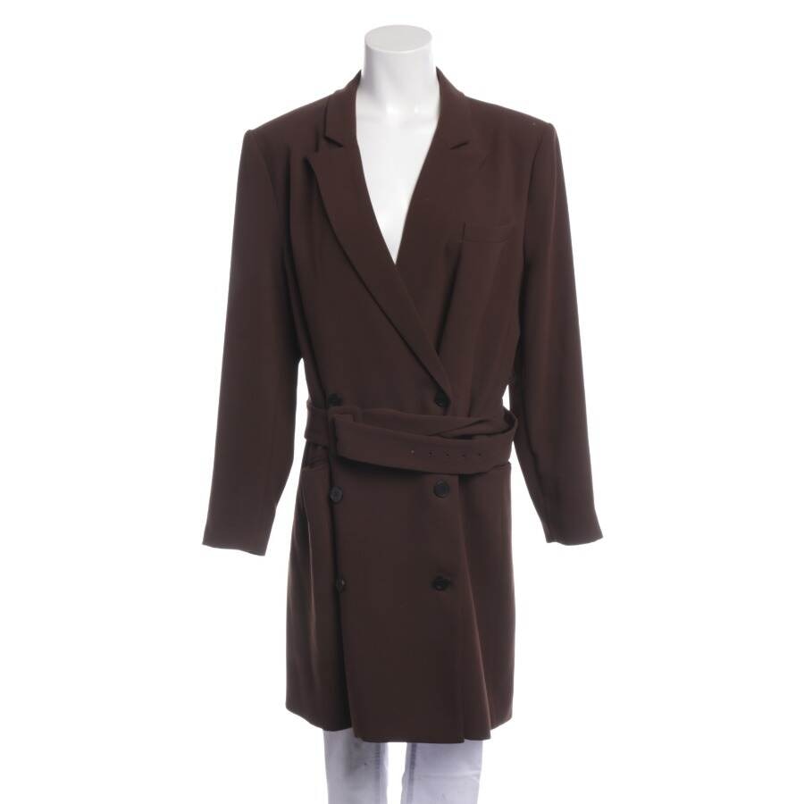 Image 1 of Between-seasons Coat 46 Brown in color Brown | Vite EnVogue