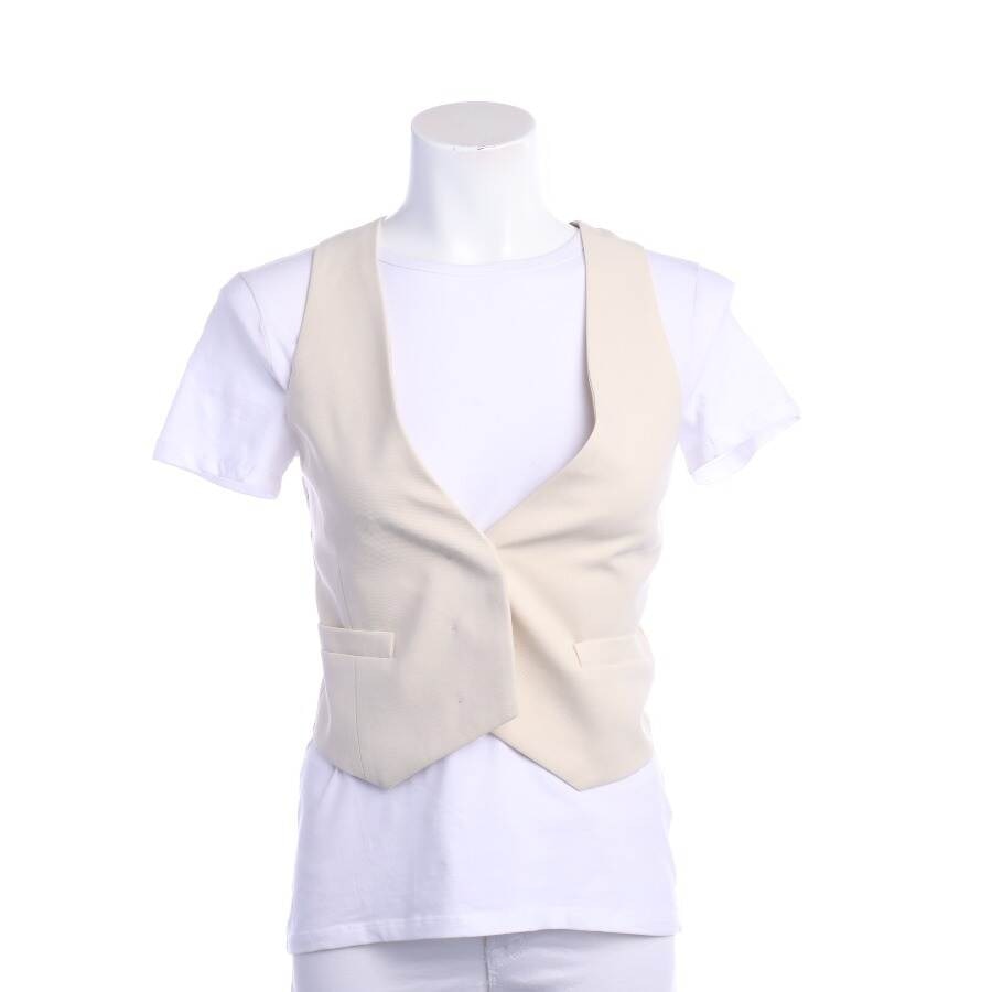 Image 1 of Vest 34 Beige in color White | Vite EnVogue
