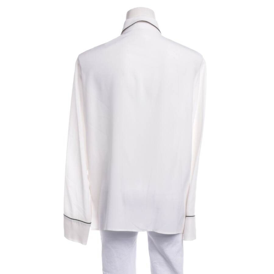 Image 2 of Silk Shirt 40 Cream in color White | Vite EnVogue