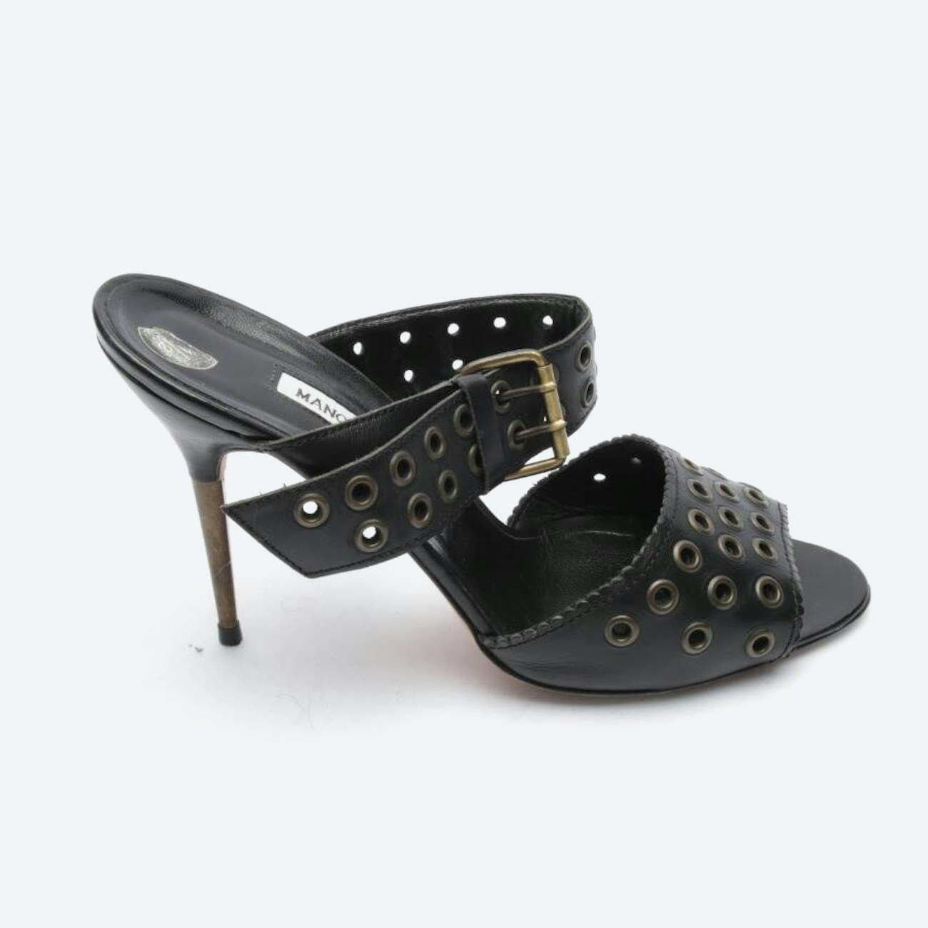 Image 1 of Heeled Sandals EUR 41.5 Black in color Black | Vite EnVogue