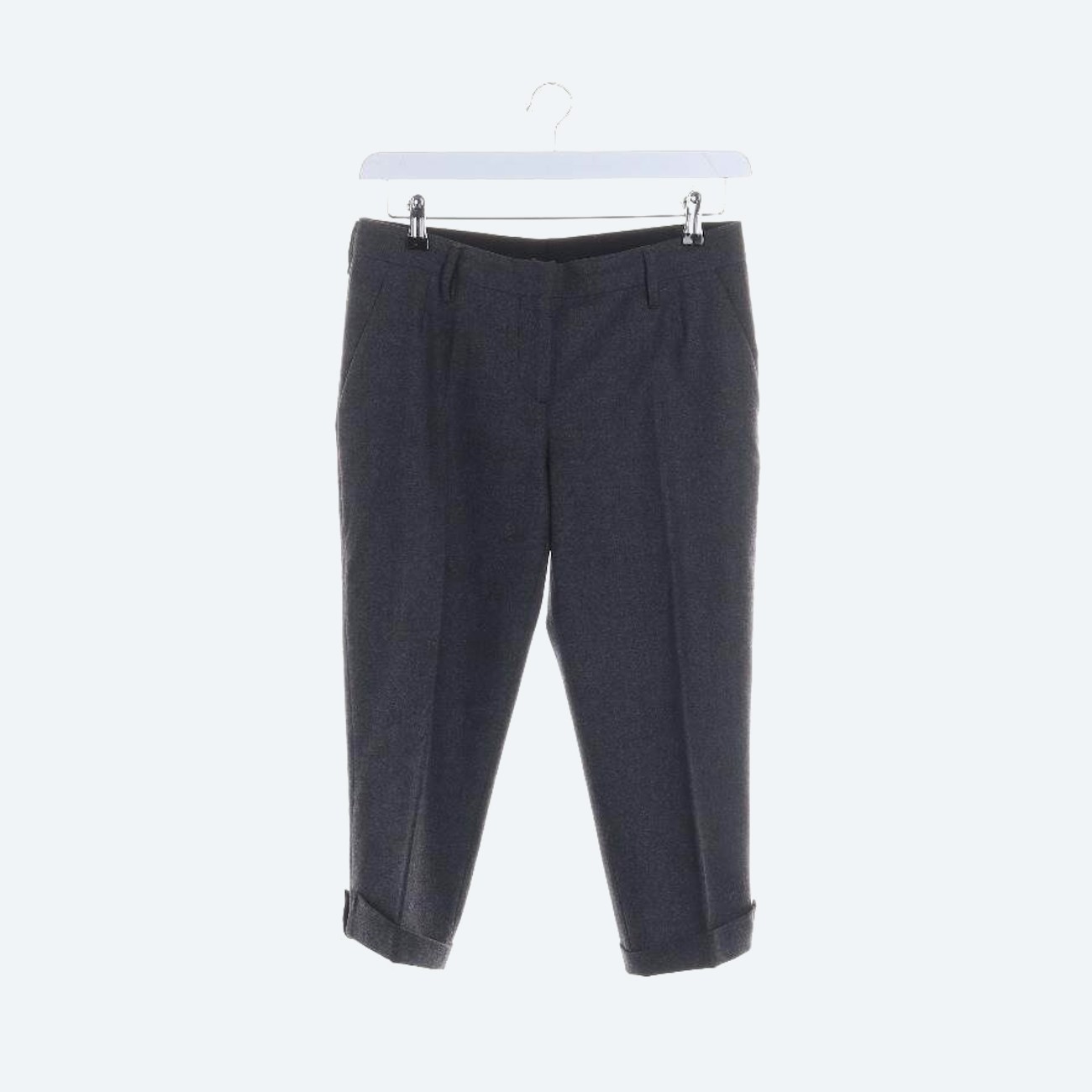 Image 1 of Wool Pants 36 Dark Gray in color Gray | Vite EnVogue