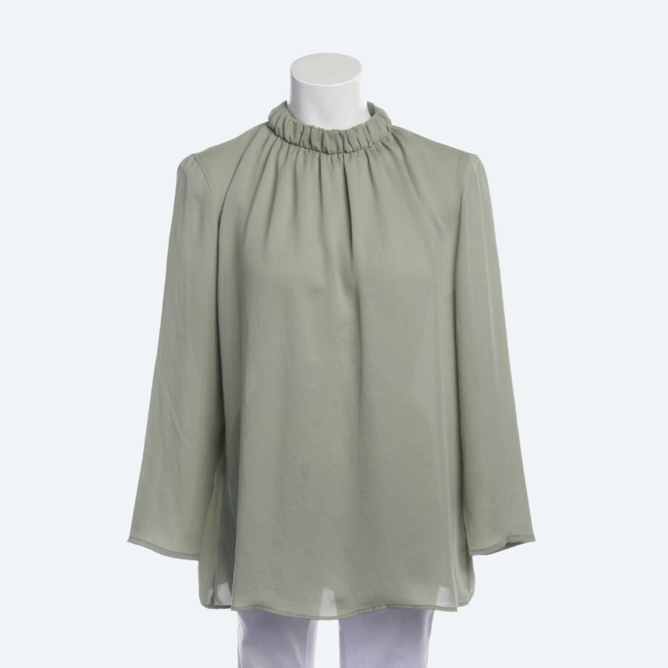Image 1 of Shirt Blouse 40 Green in color Green | Vite EnVogue