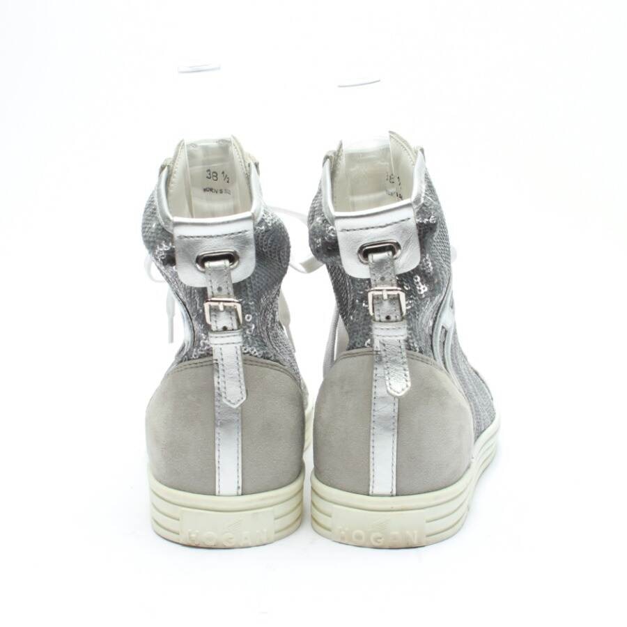 Image 3 of High-Top Sneakers EUR 38.5 Silver in color Metallic | Vite EnVogue