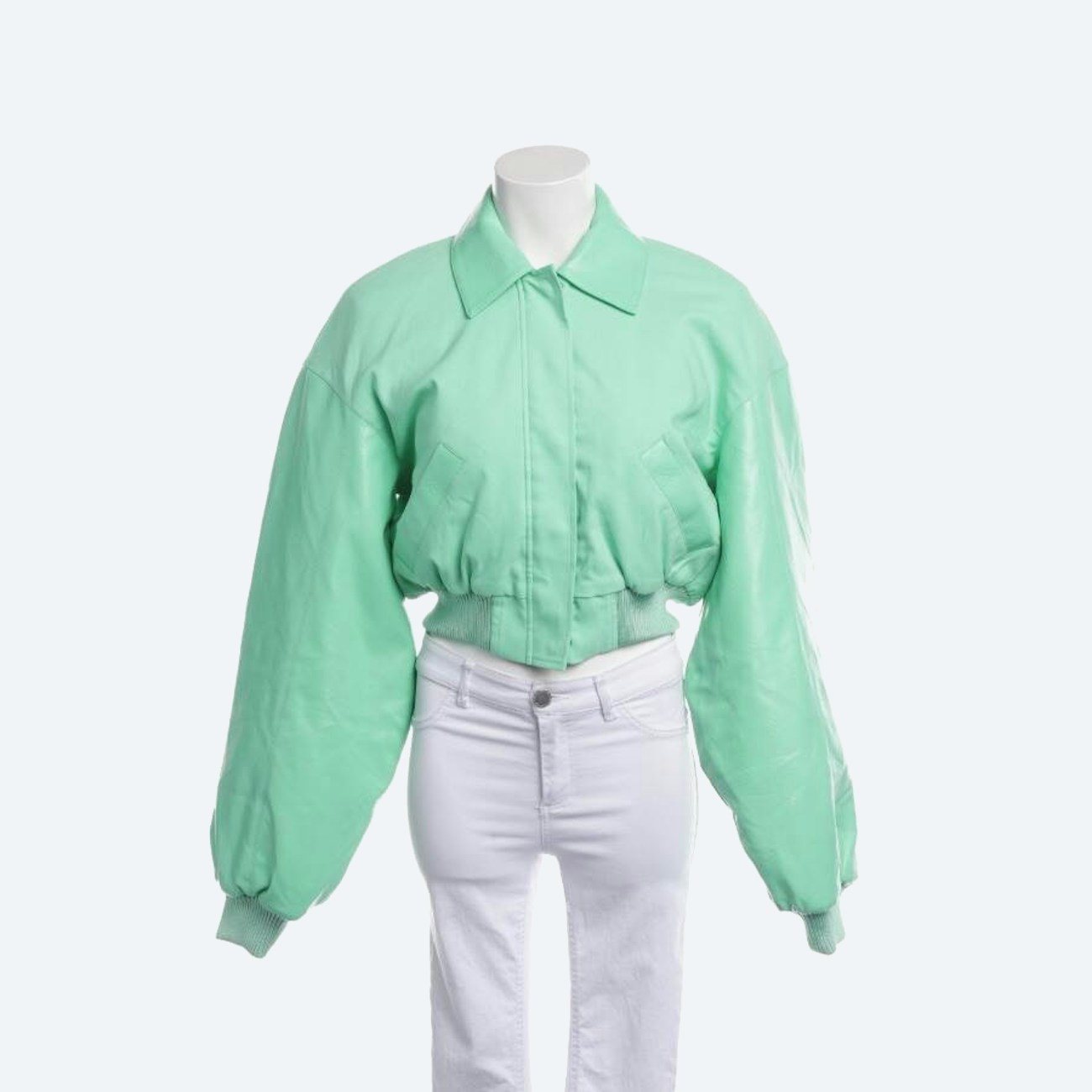 Image 1 of Between-seasons Jacket 36 Light Green in color Green | Vite EnVogue
