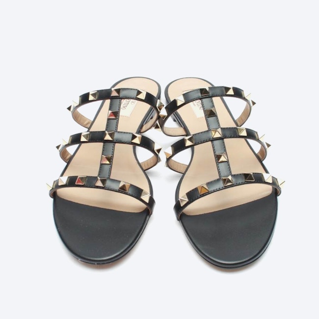 Image 2 of Rockstud Sandals EUR 39 Black in color Black | Vite EnVogue