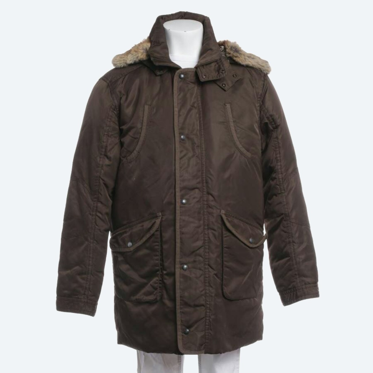 Image 1 of Winter Coat 50 Brown in color Brown | Vite EnVogue