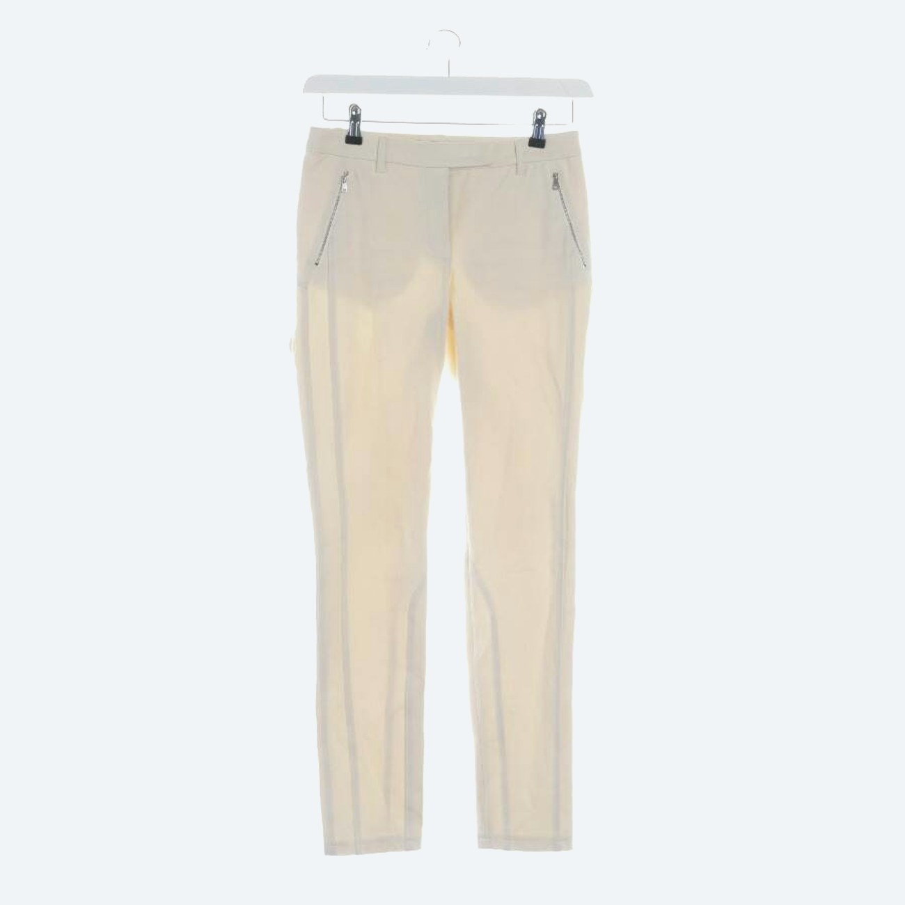 Image 1 of Trousers 36 Cream in color White | Vite EnVogue