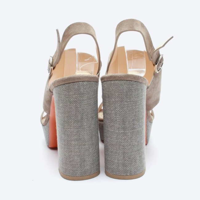 Image 3 of Heeled Sandals EUR 40.5 Beige in color White | Vite EnVogue