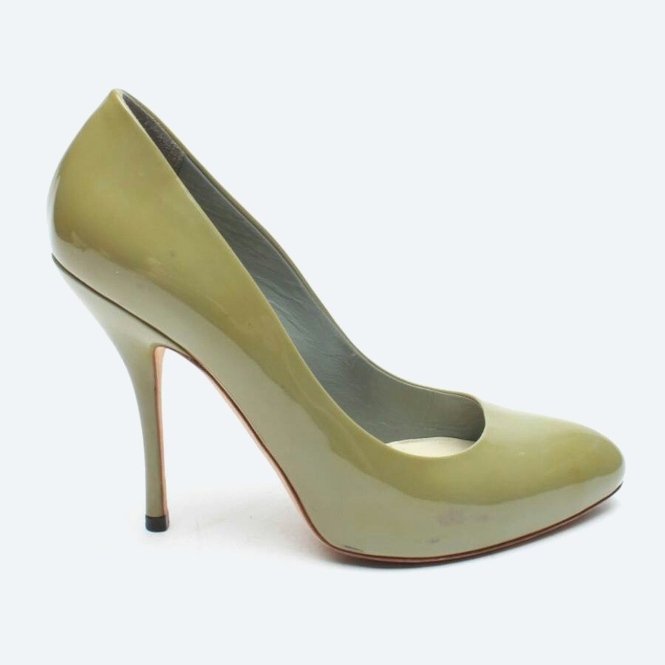 Image 1 of High Heels EUR 37 Olive Green in color Green | Vite EnVogue