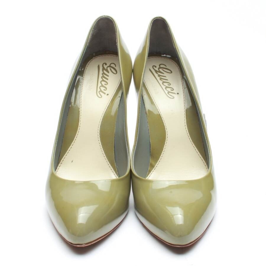 Image 2 of High Heels EUR 37 Olive Green in color Green | Vite EnVogue