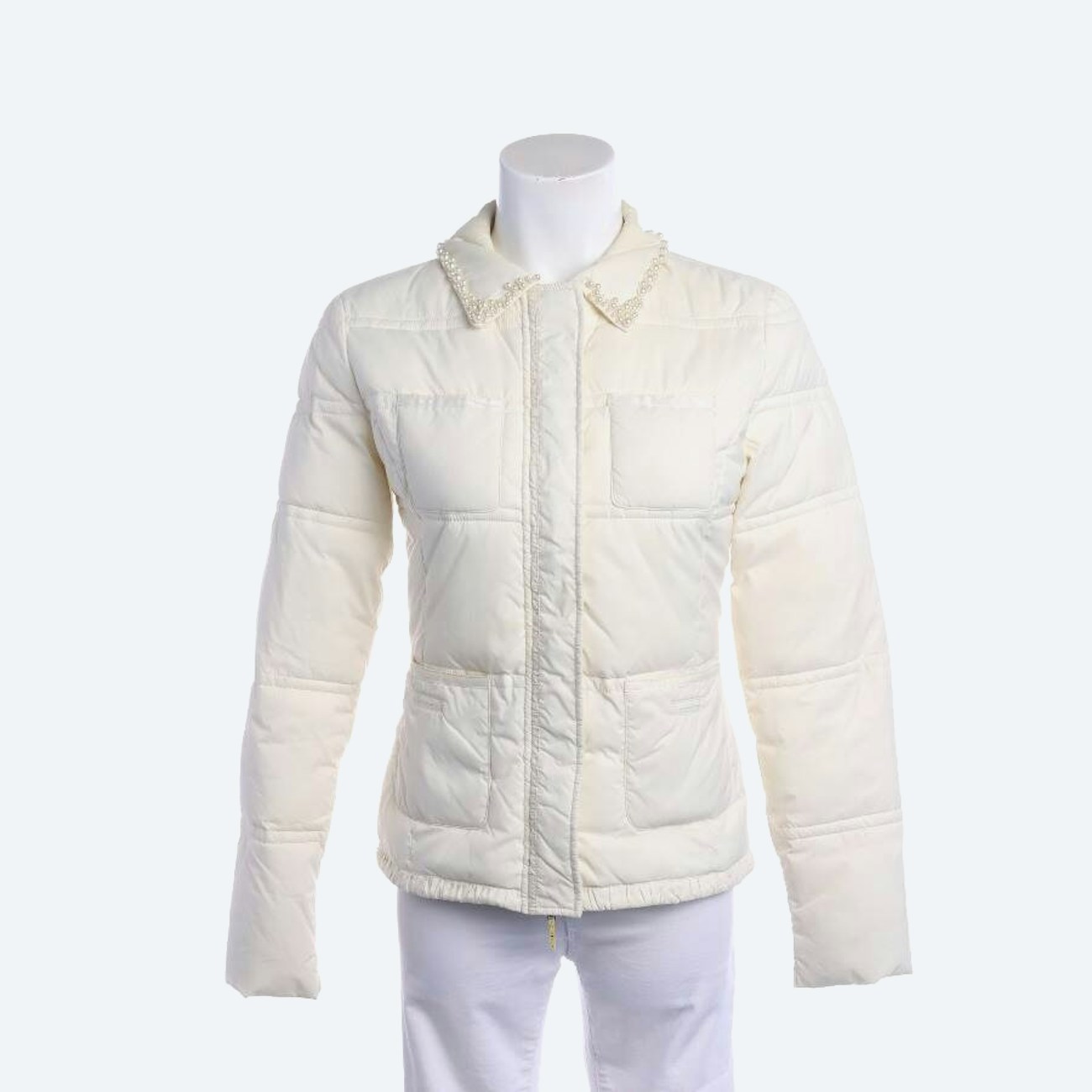Image 1 of Winter Jacket S Cream in color White | Vite EnVogue