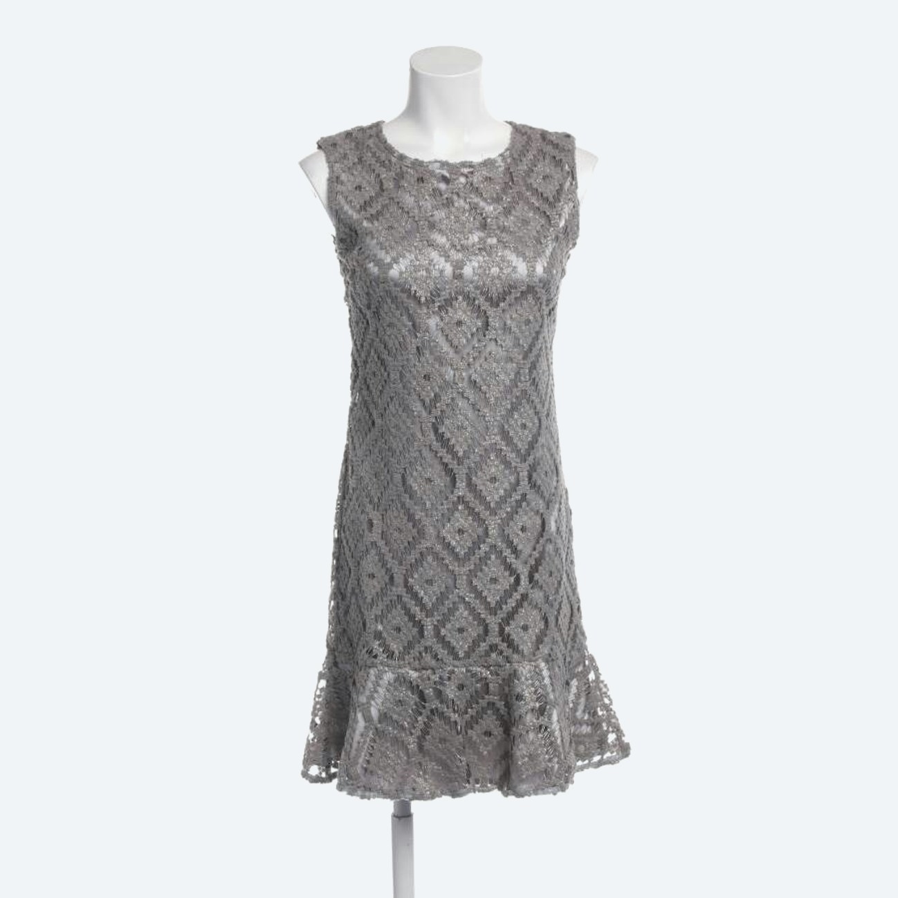 Image 1 of Dress 36 Silver in color Metallic | Vite EnVogue