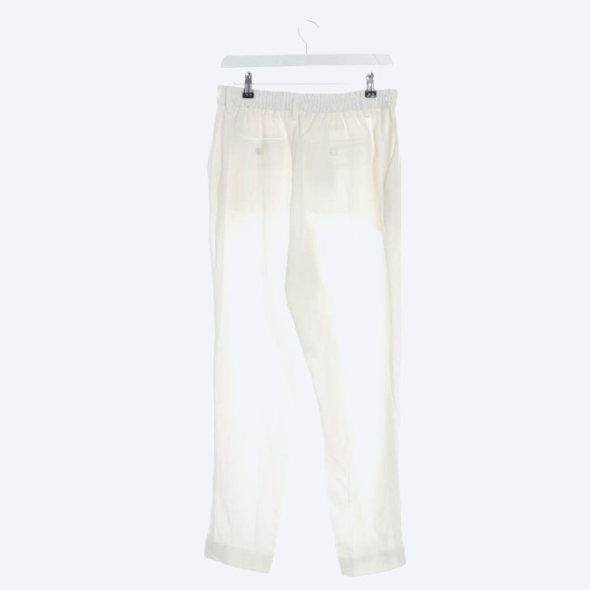 Image 2 of Trousers 40 Cream in color White | Vite EnVogue