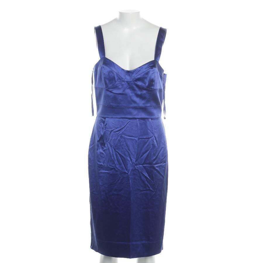 Image 1 of Silk Dress 42 Blue in color Blue | Vite EnVogue