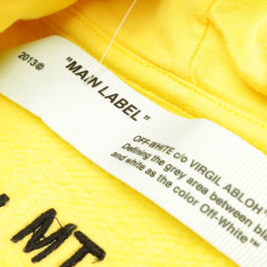 Image 4 of Hooded Sweatshirt S Yellow in color Yellow | Vite EnVogue