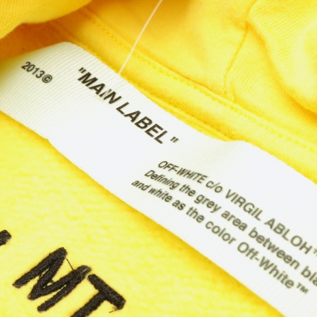 Image 4 of Hooded Sweatshirt S Yellow in color Yellow | Vite EnVogue