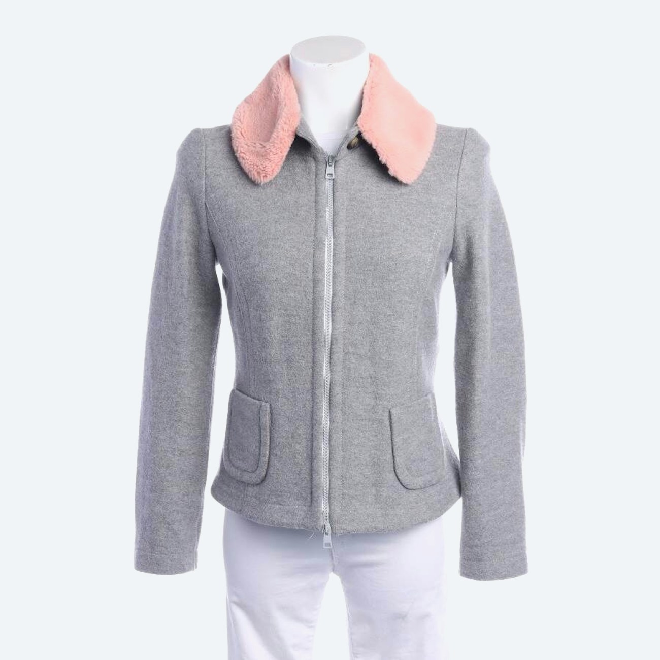 Image 1 of Wool Jacket 38 Light Gray in color Gray | Vite EnVogue