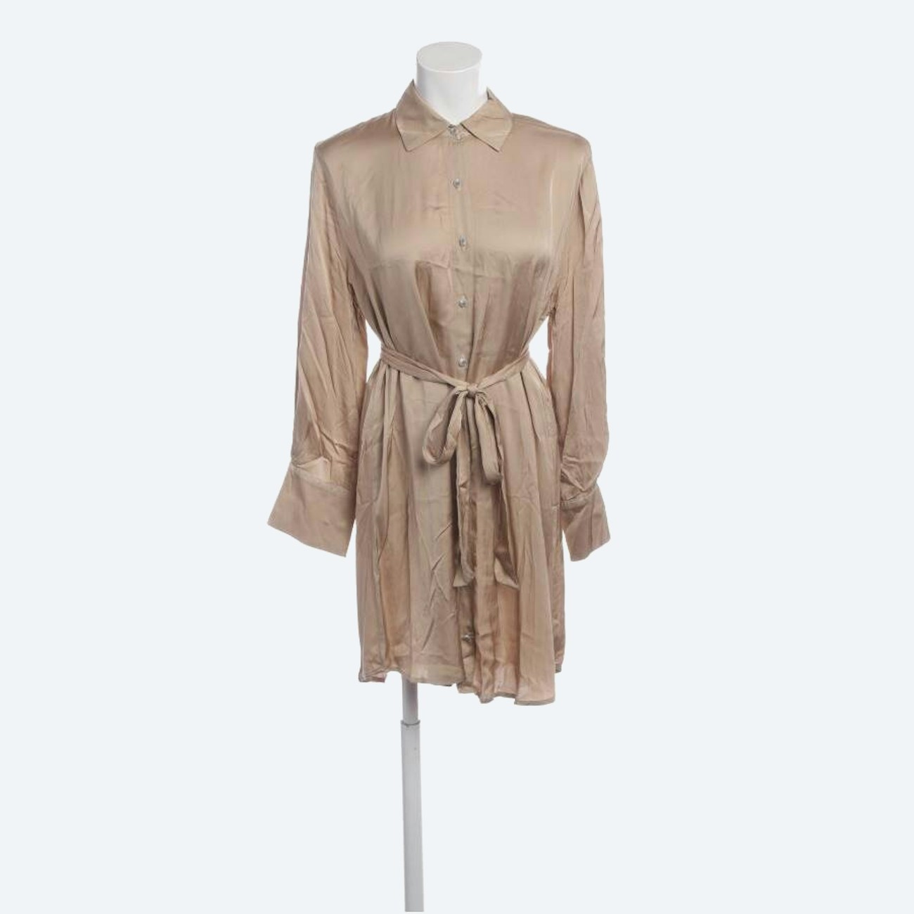 Image 1 of Dress XS Light Brown in color Brown | Vite EnVogue