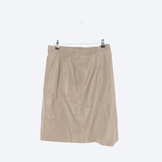 Image 2 of Leather Skirt 34 Light Brown in color Brown | Vite EnVogue