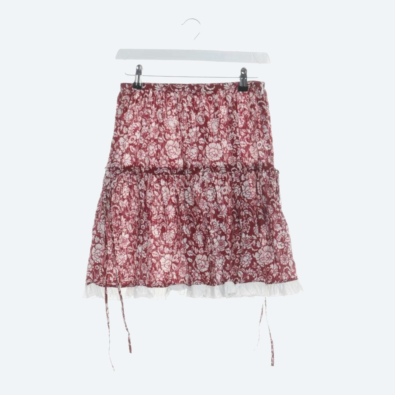 Image 1 of Skirt 34 Bordeaux in color Red | Vite EnVogue