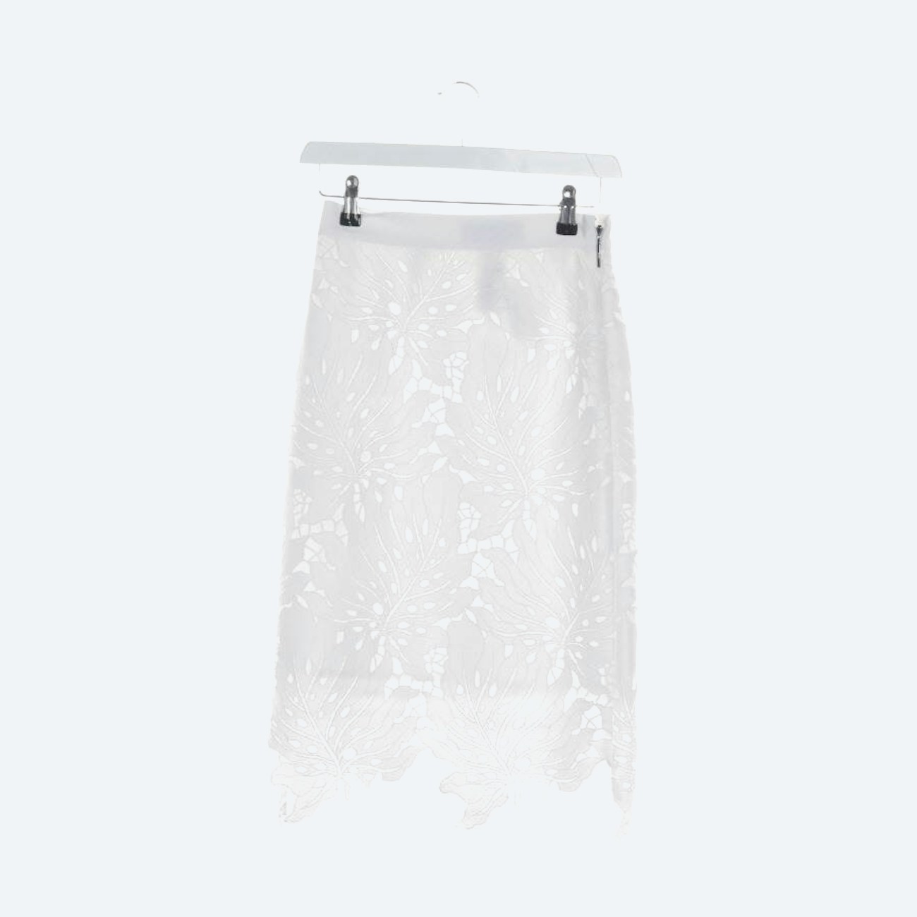 Image 1 of Skirt 32 White in color White | Vite EnVogue