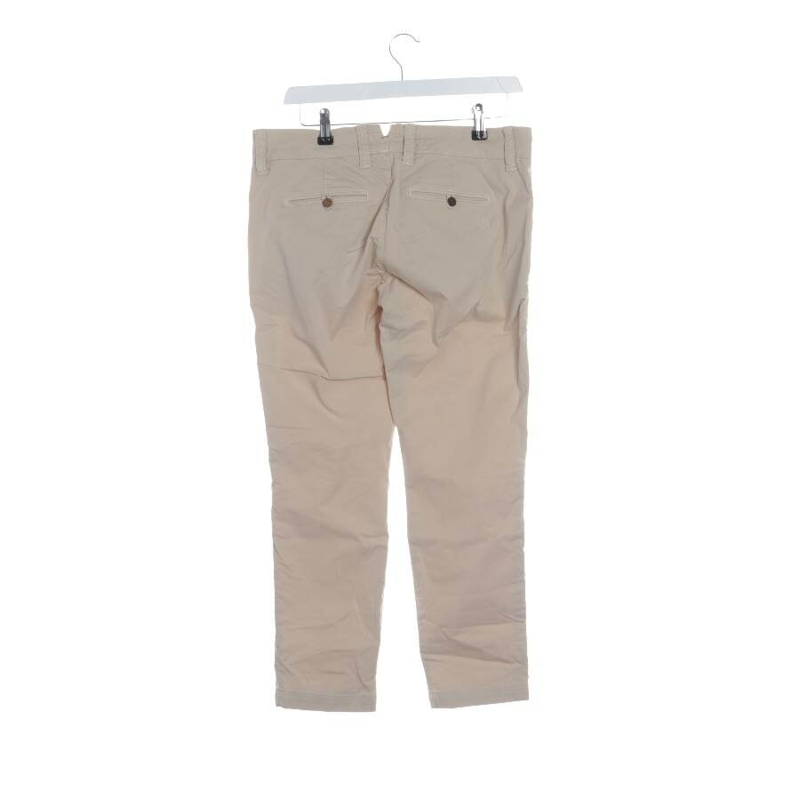 Image 2 of Trousers W29 Beige in color White | Vite EnVogue