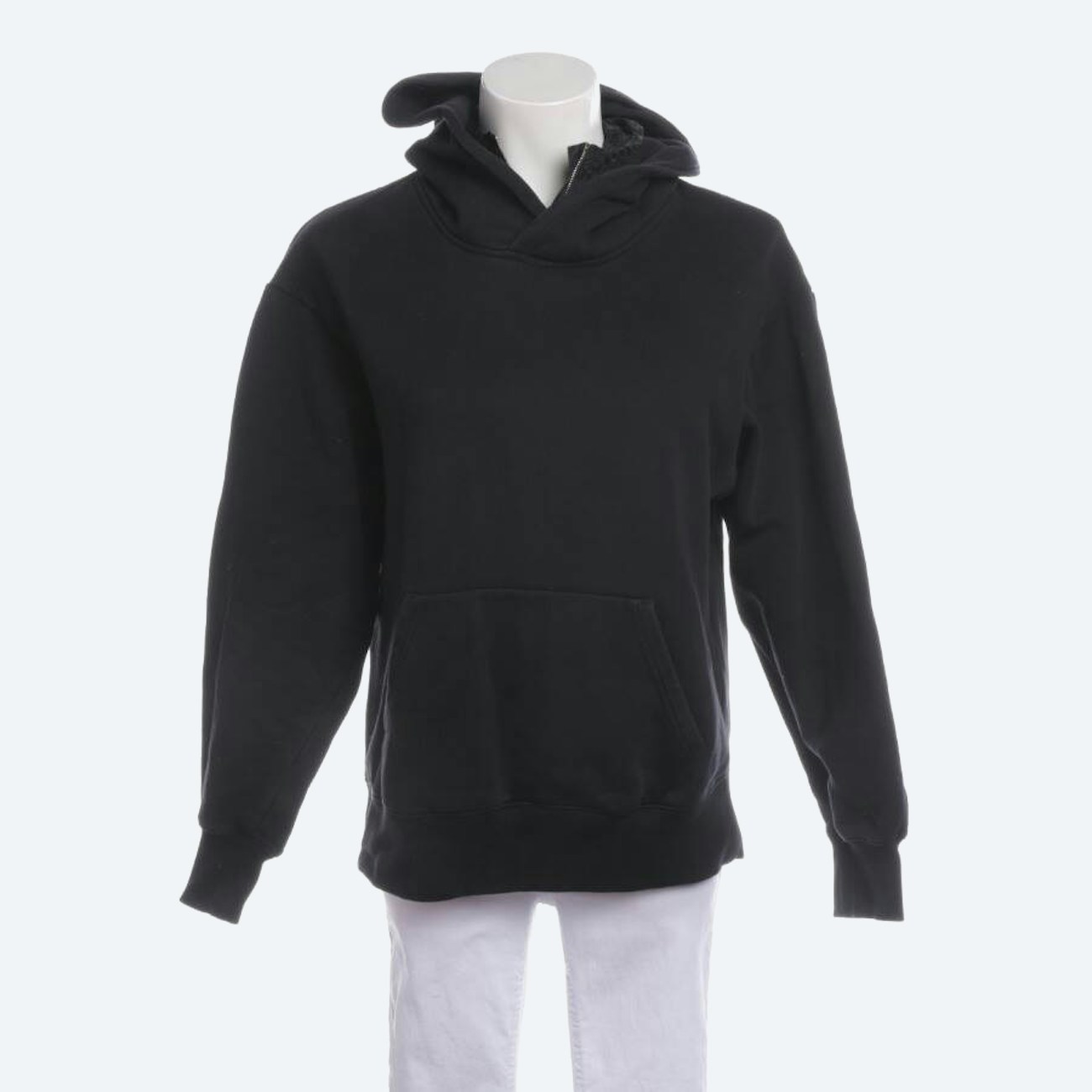 Image 1 of Hooded Sweatshirt 34 Black in color Black | Vite EnVogue