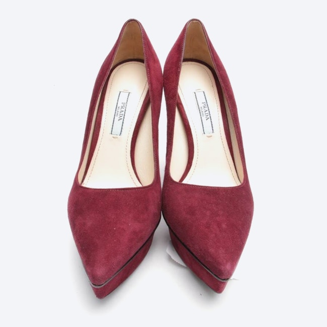 Image 2 of High Heels EUR 37.5 Bordeaux in color Red | Vite EnVogue