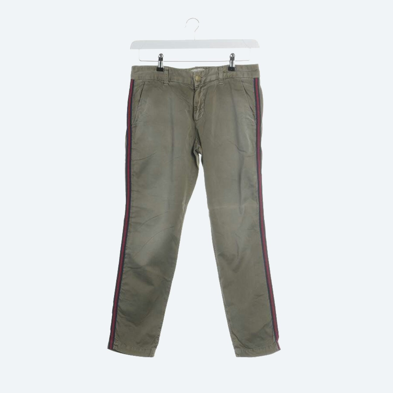 Image 1 of Jeans Slim Fit W26 Olive Green in color Green | Vite EnVogue