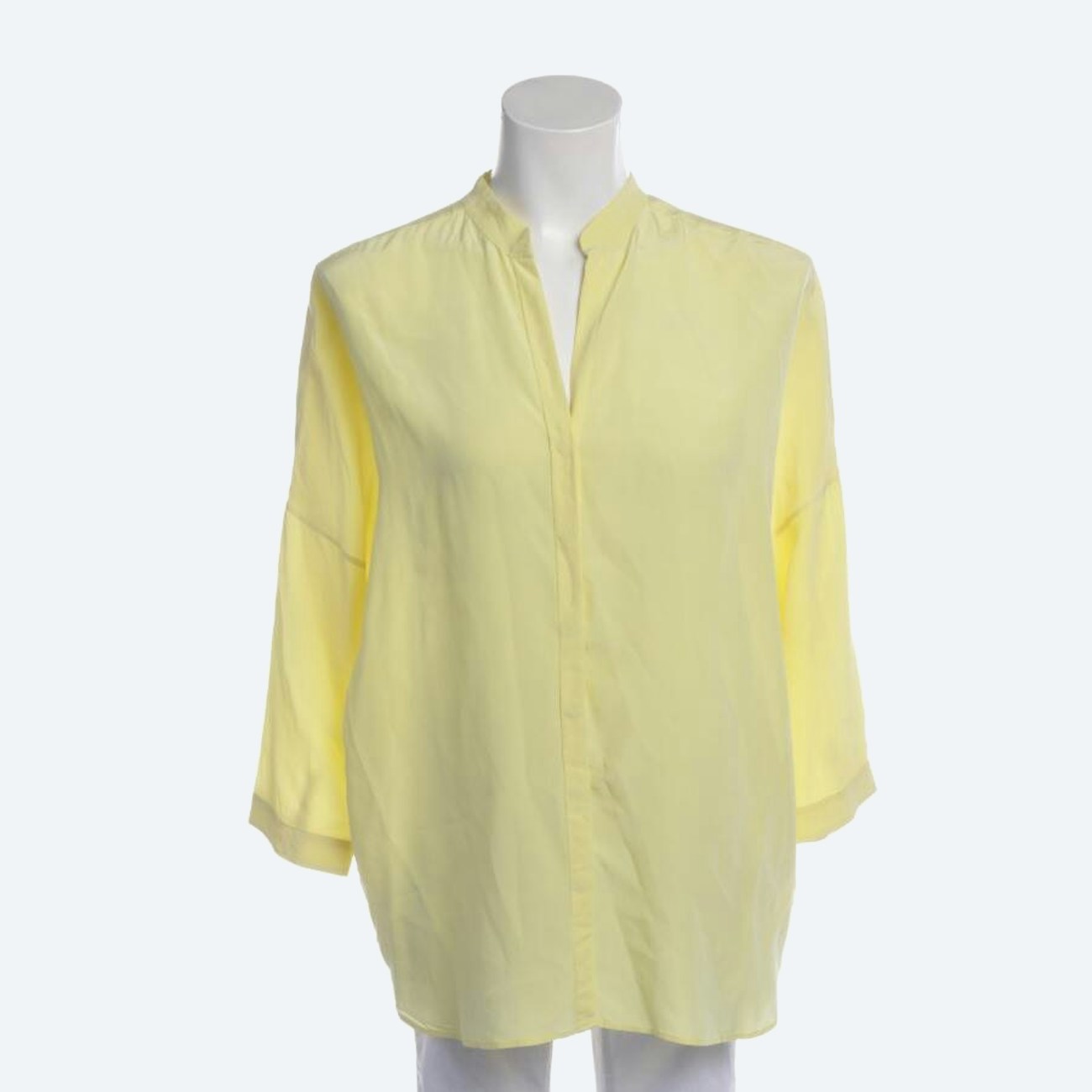 Image 1 of Silk Shirt 36 Pastel Yellow in color Yellow | Vite EnVogue