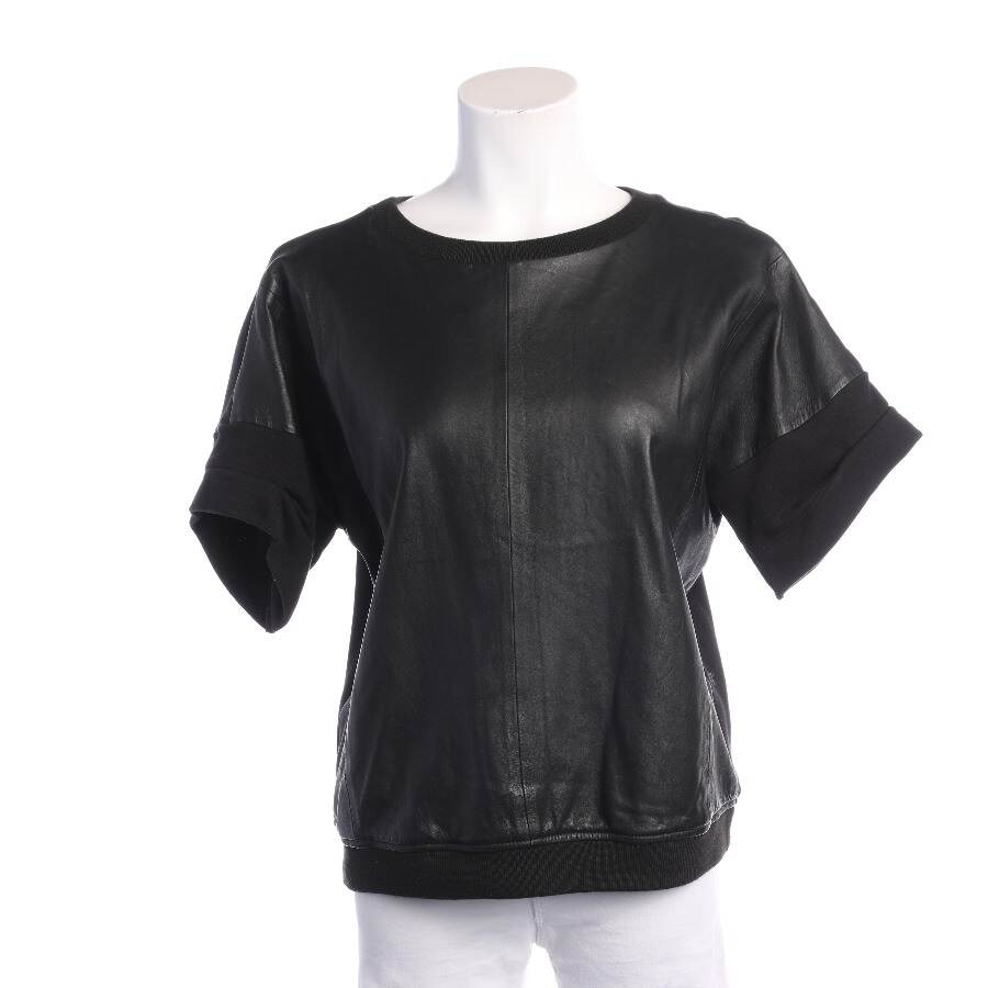Image 1 of Leather Shirt 36 Black in color Black | Vite EnVogue