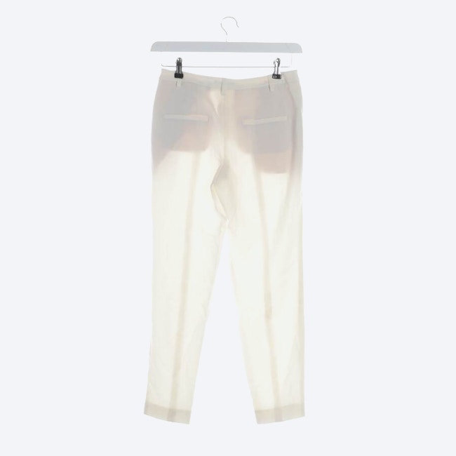 Image 2 of Trousers 34 Cream in color White | Vite EnVogue