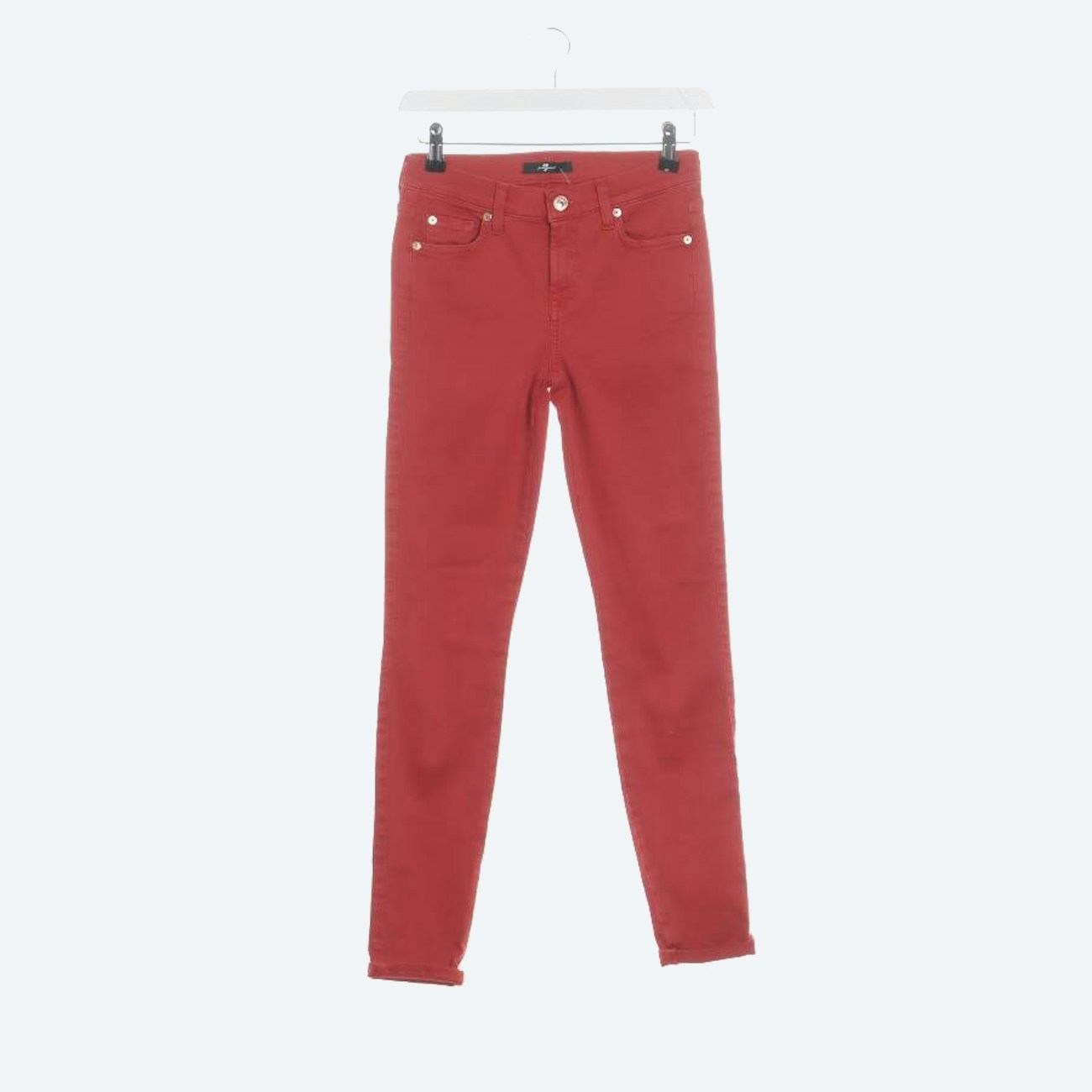 Image 1 of Jeans Skinny W26 Red in color Red | Vite EnVogue