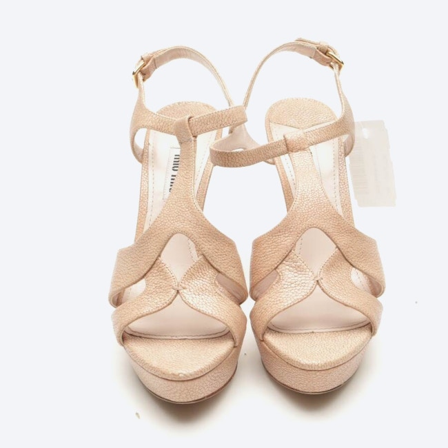 Image 2 of Heeled Sandals EUR 37.5 Peach in color Orange | Vite EnVogue