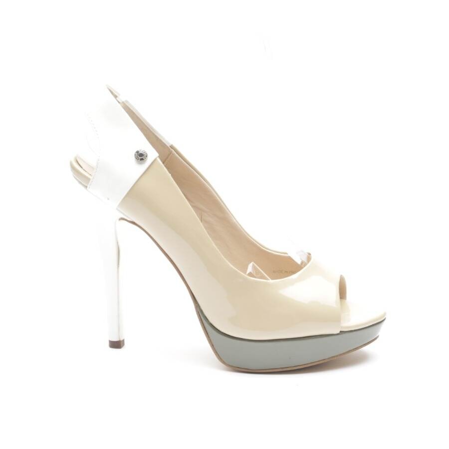 Image 1 of Heeled Sandals EUR38 Beige in color White | Vite EnVogue