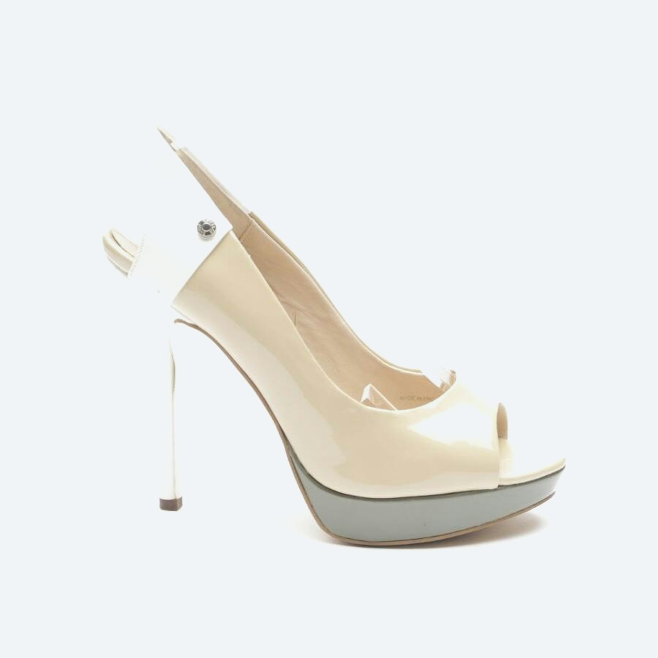 Bild 1 von Sandaletten EUR 38 Beige in Farbe Weiß | Vite EnVogue