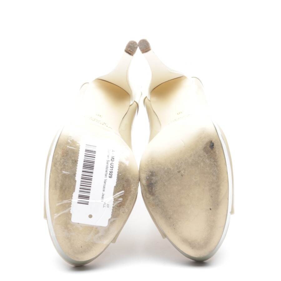 Image 4 of Heeled Sandals EUR38 Beige in color White | Vite EnVogue