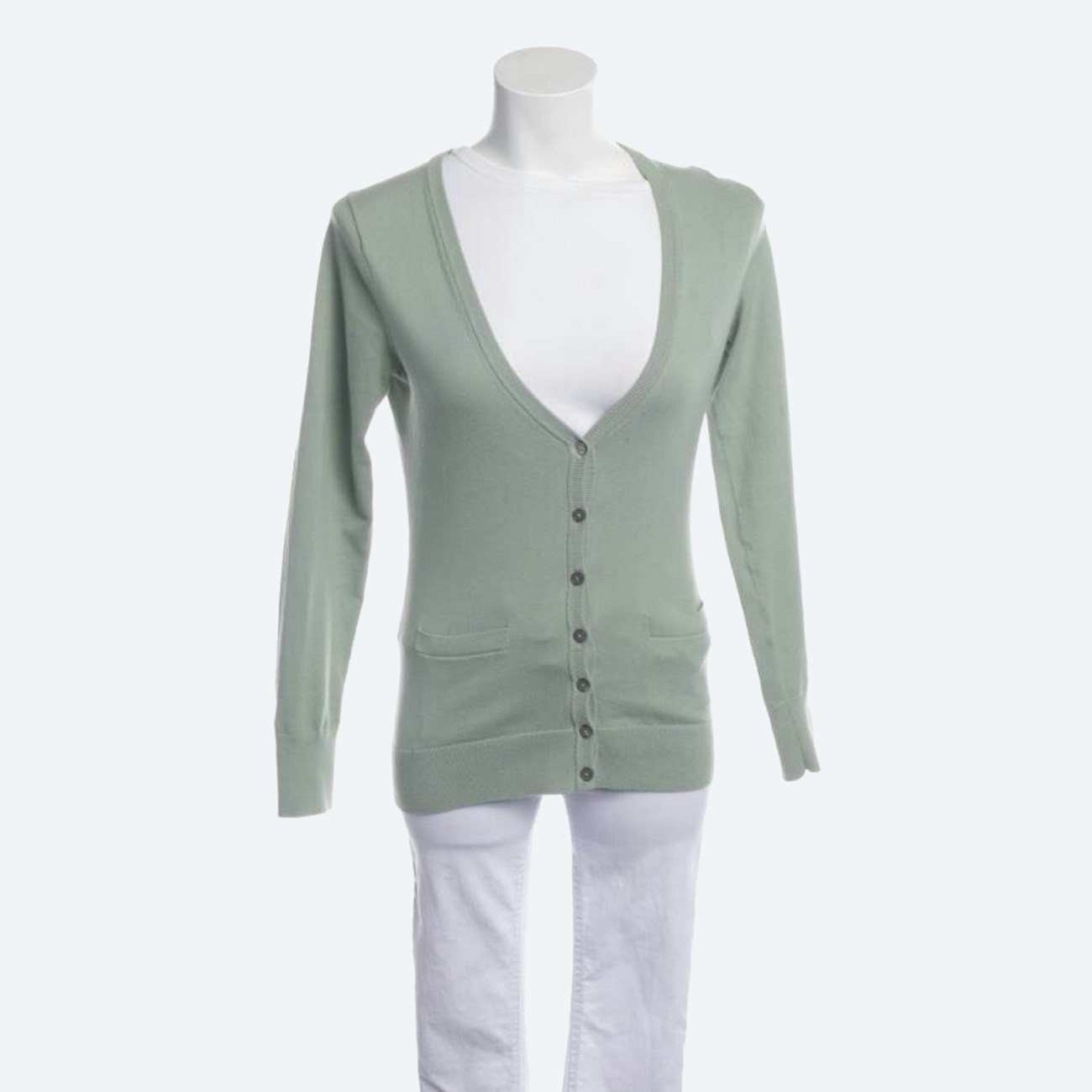 Image 1 of Cardigan S Light Green in color Green | Vite EnVogue