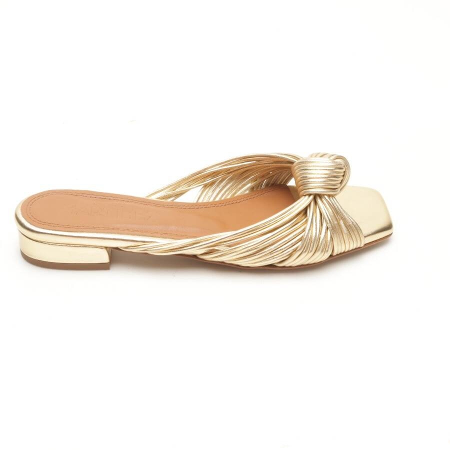 Image 1 of Sandals EUR38 Gold in color Metallic | Vite EnVogue