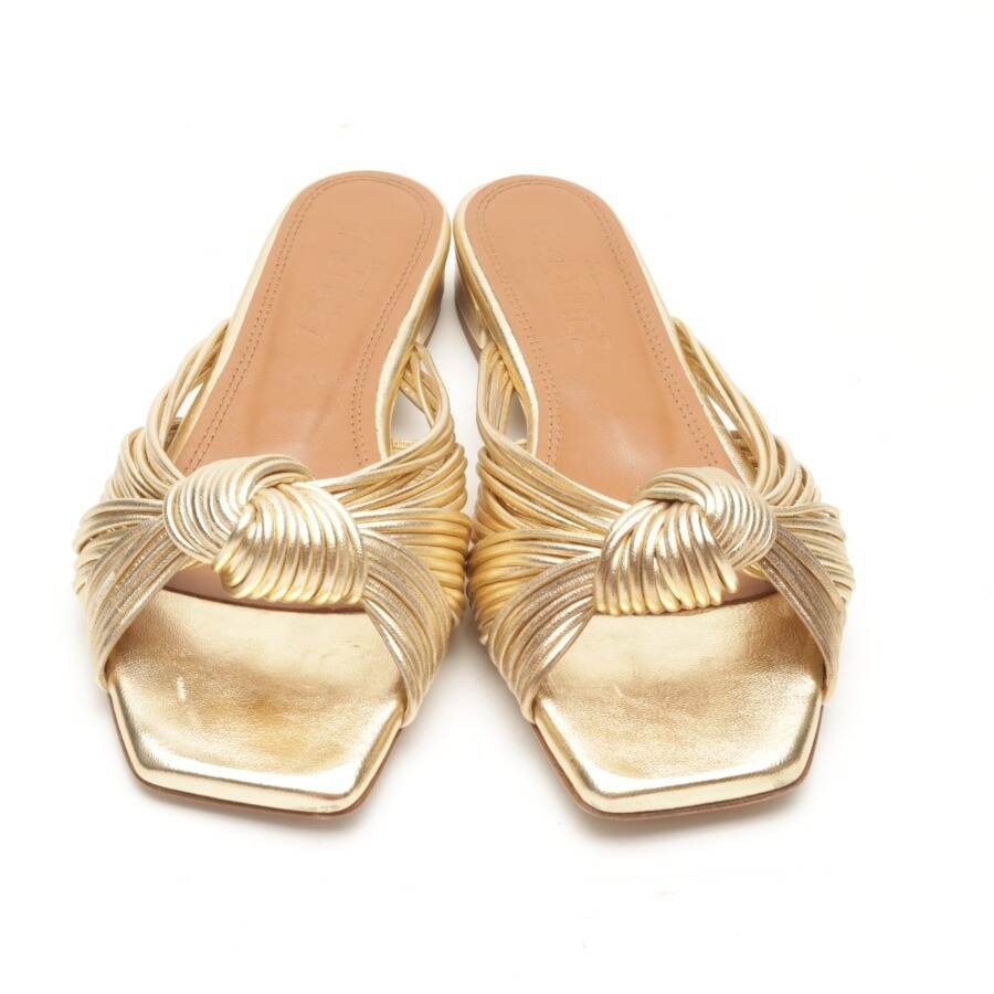 Image 2 of Sandals EUR38 Gold in color Metallic | Vite EnVogue