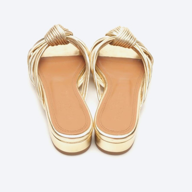 Image 3 of Sandals EUR38 Gold in color Metallic | Vite EnVogue