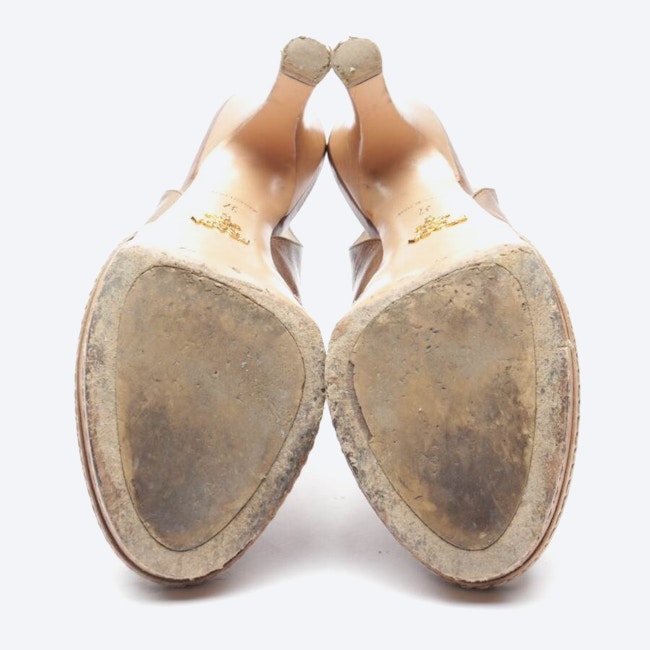 Image 4 of Heeled Sandals EUR 37 Light Brown in color Brown | Vite EnVogue