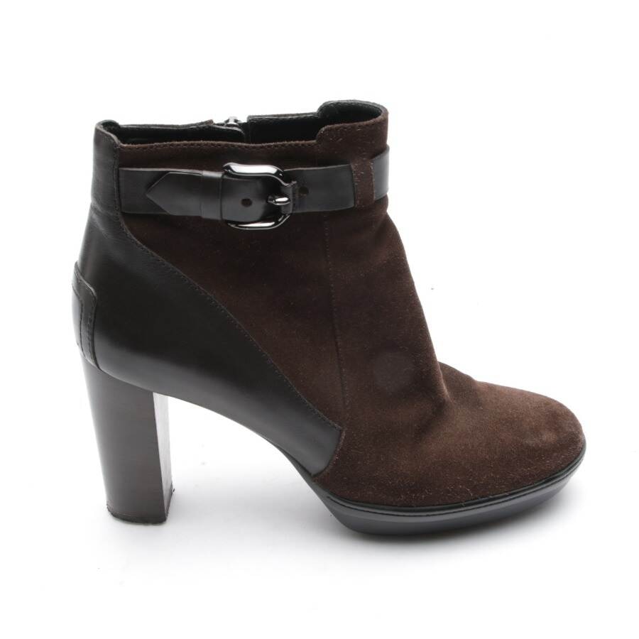 Image 1 of Ankle Boots EUR 38.5 Dark Brown in color Brown | Vite EnVogue