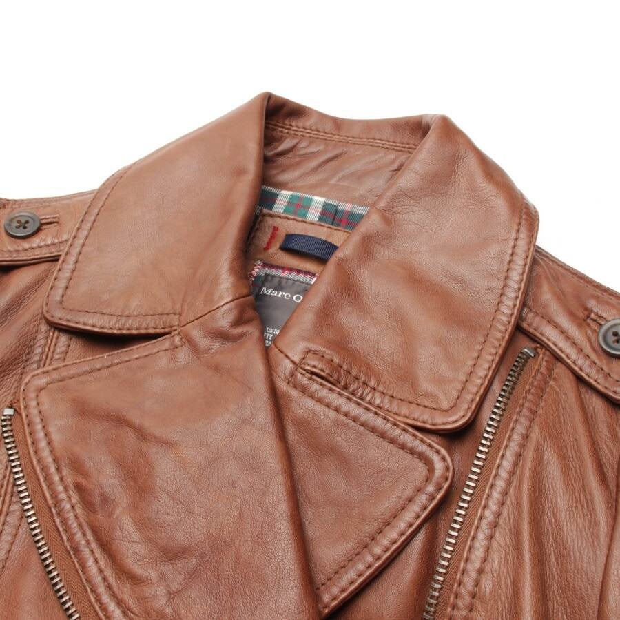 Image 3 of LeatherJacket 36 Light Brown in color Brown | Vite EnVogue