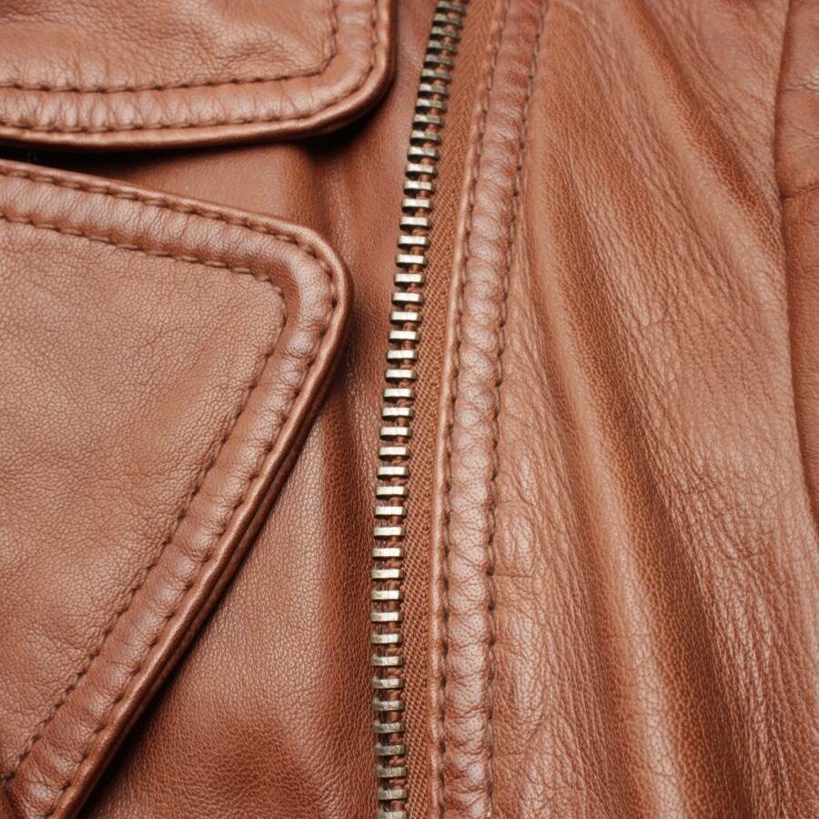 Image 5 of LeatherJacket 36 Light Brown in color Brown | Vite EnVogue